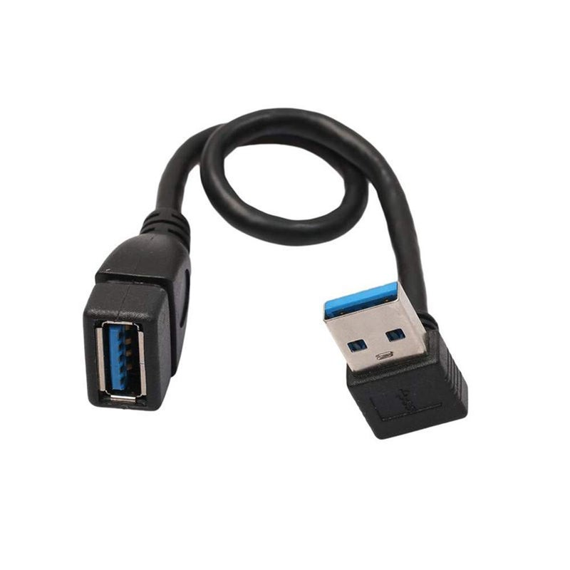 ANRANK USB 3.0 Up Angle 90 Degree Extension Cable Male to Female Adapter Cord - Image 2